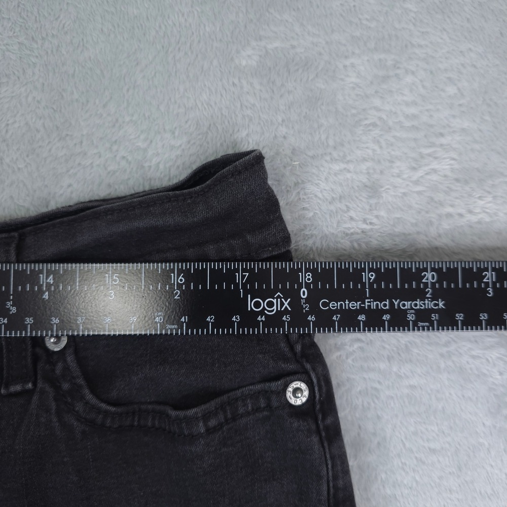 Levis 512 Jeans‎ Womens 18M Black Perfectly Slimming Boot Cut Stretch Y2K 2008 - Picture 9 of 12